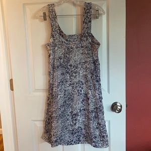 Dress- blue and white . Lined summer dress.